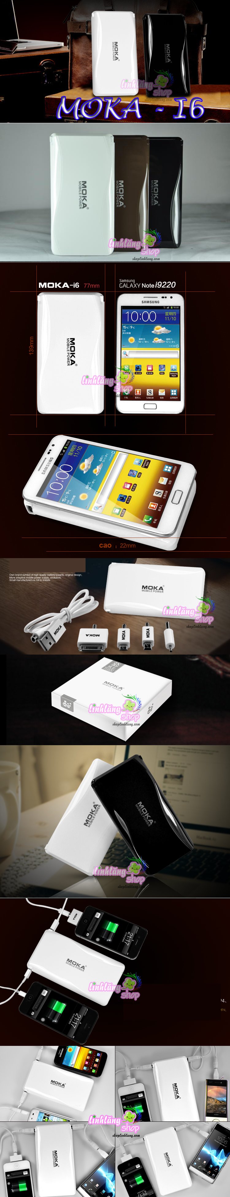 Sạc pin điện thoại dự trữ đa năng YooBao YB-642,651 11200mA,13000mA - 900k, 1150k/1c - 9